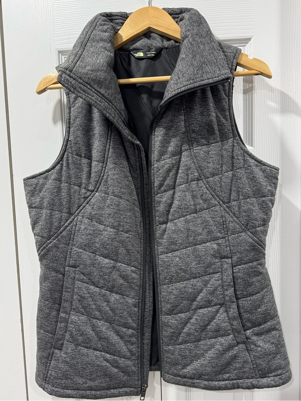 The North Face women's insulated vest with collar